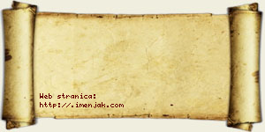 Javor Balzamović vizit kartica